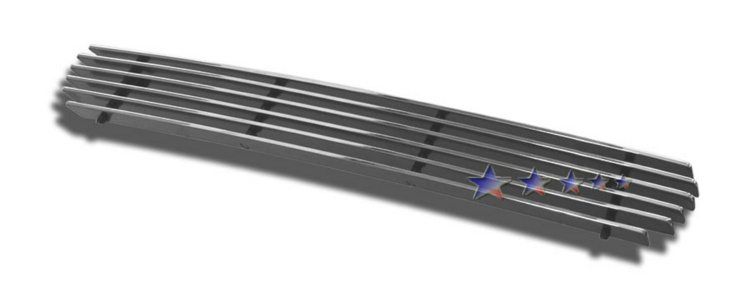 2007 Ford Econoline  Aluminum Billet Grille - 1992-2007 Ford Econoline, Lower Bumper, Polished, Aluminum, Bolt Over/Overlay/Bolton, Horizontal Billet