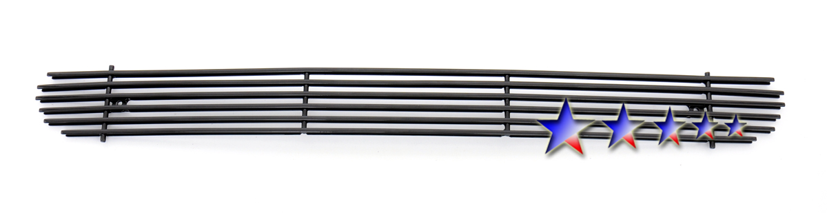 2007 Ford Econoline  Black Aluminum Billet Grille - 1992-2007 Ford Econoline, Lower Bumper, Black Powder Coated, Aluminum, Bolt Over/Overlay/Bolton (D