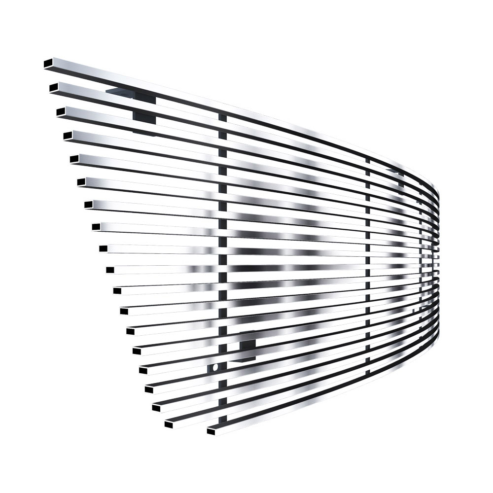 2007 Ford Econoline Van  (15 Bars)Stainless Steel Billet Grille - 1992-2007 Ford Econoline Van (15 Bars), Main Upper, Hairline Finish, Stainless Steel