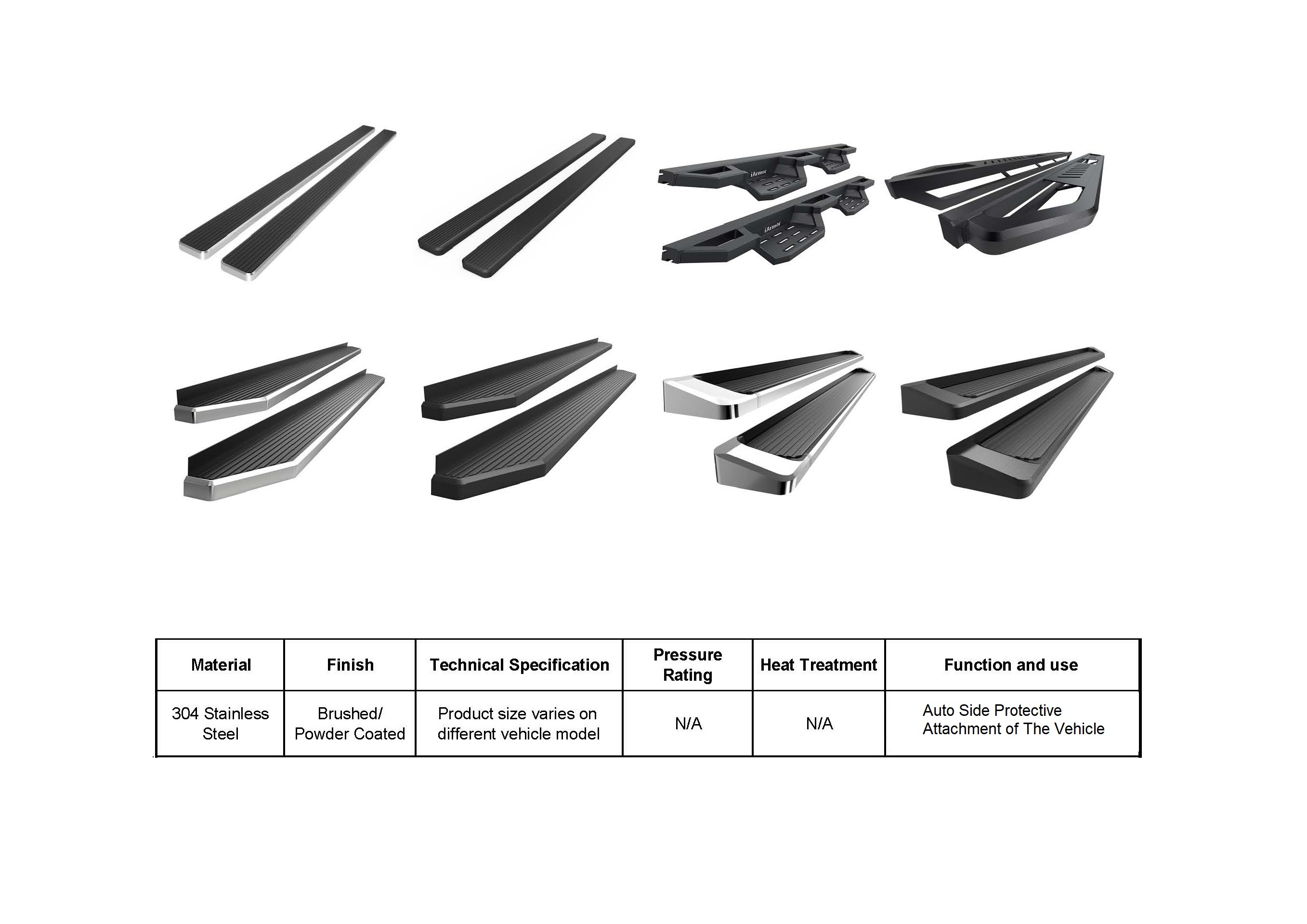 APS Stainless Steel runningboard