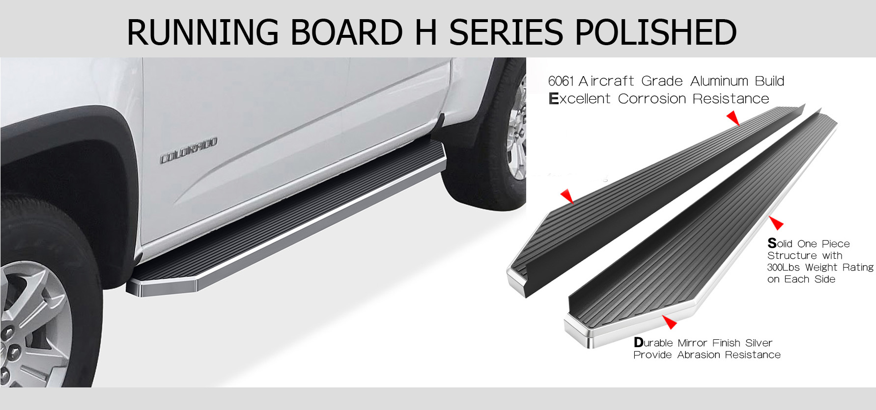 APS H Series Polish Running Board