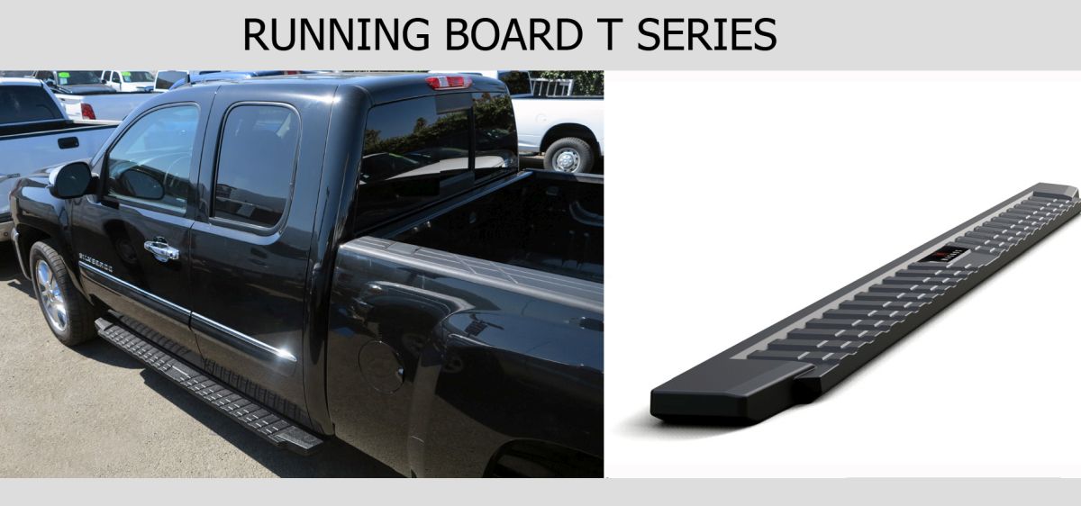 APS Havy Duty T Steel Running Board