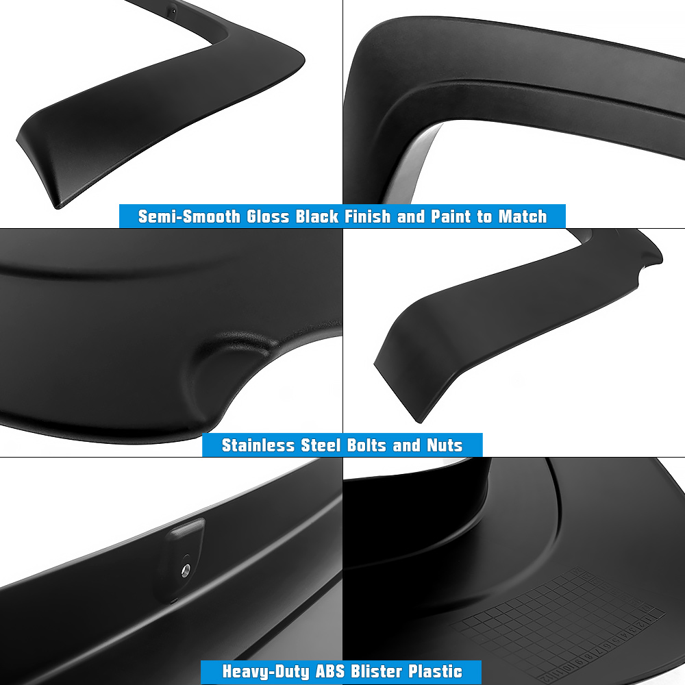 2007-2013 Chevrolet Silverado Short Bed Front and Rear Wheel Arches Fender Flare Rugged OE
