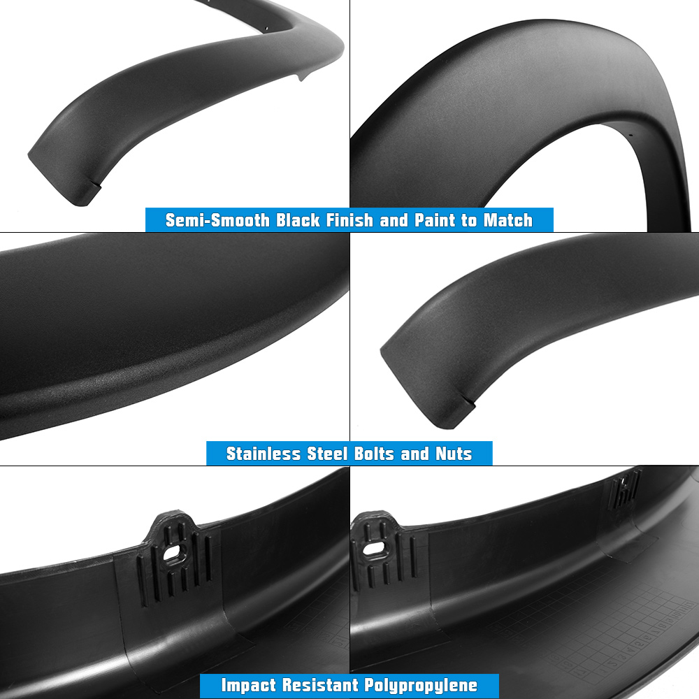2002-2008 Dodge Ram 6.5ft Bed 09 Ram 2500/3500 Front and Rear Wheel Arches Fender Flare Rugged OE