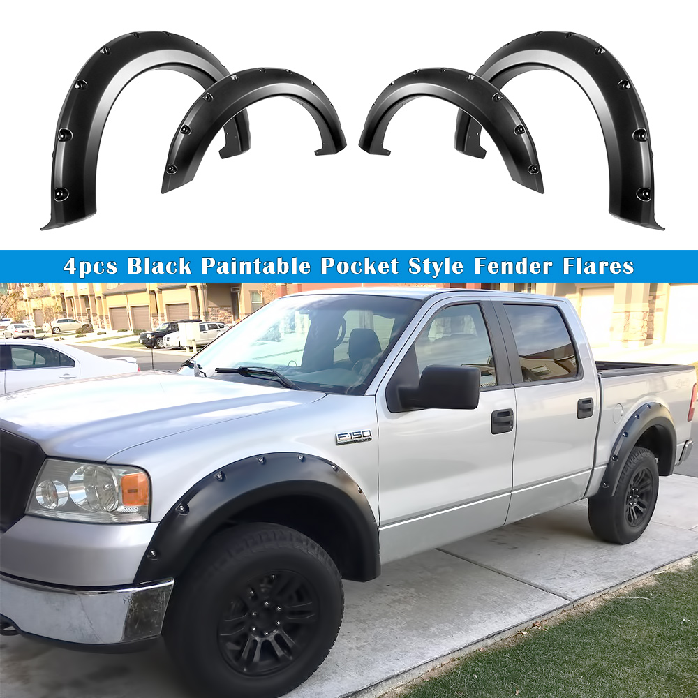 2004-2008 F-150/ 2006-2008 Mark LT Front and Rear Wheel Arches Fender Flare Pocket Dimple