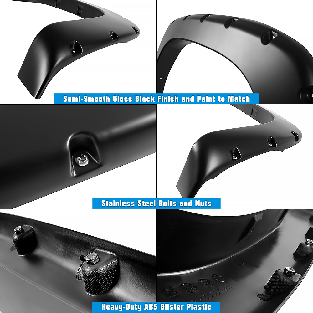2018-2020 Ford F-150 Front and Rear Wheel Arches Fender Flare Pocket Dimple
