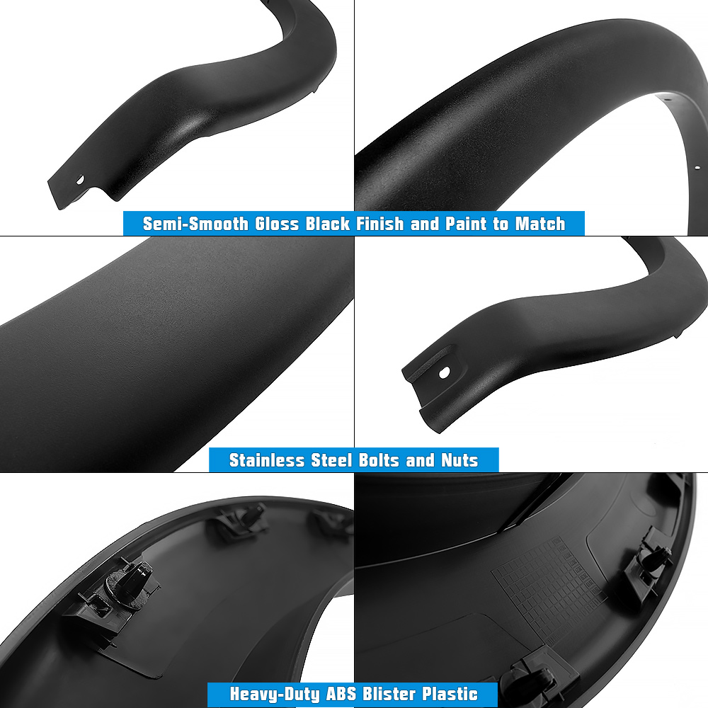 2009-2014 Ford F-150 Fender Flares Front and Rear Wheel Arches Fender Flare Rugged OE