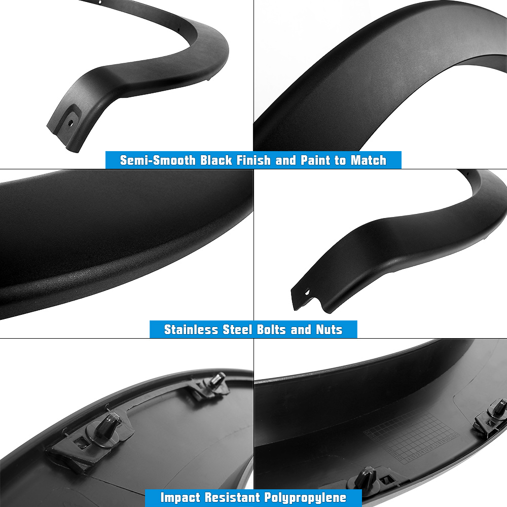 2004-2008 Ford F-150 Front and Rear Wheel Arches Fender Flare Rugged OE