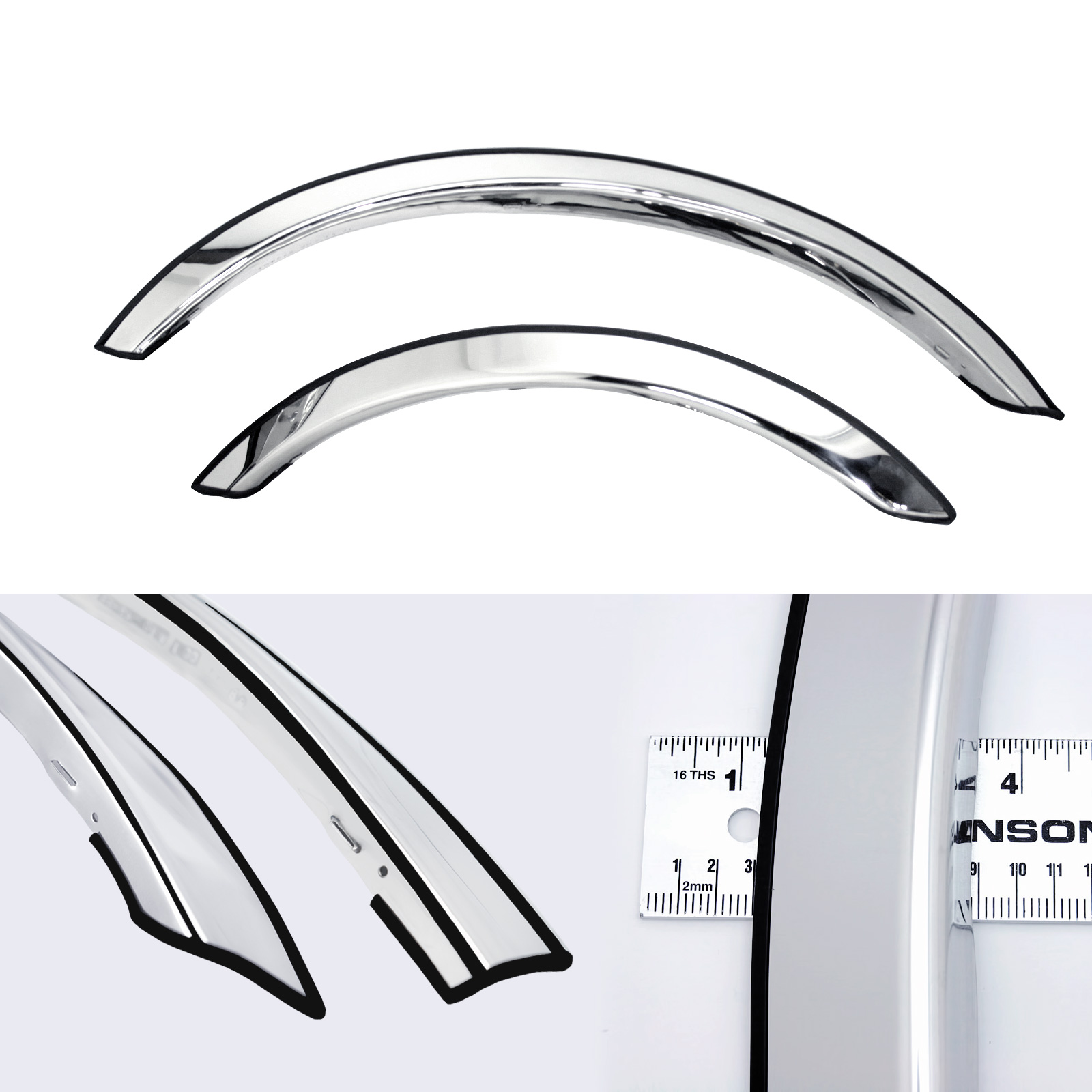 1989-1994 Chevy Cavalier Front and Rear Wheel Arches Fender trim