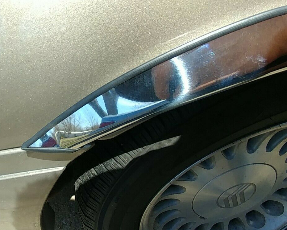 2003-2010 Mercury Grand Marquis LS Short Style Front and Rear Wheel Arches Fender trim