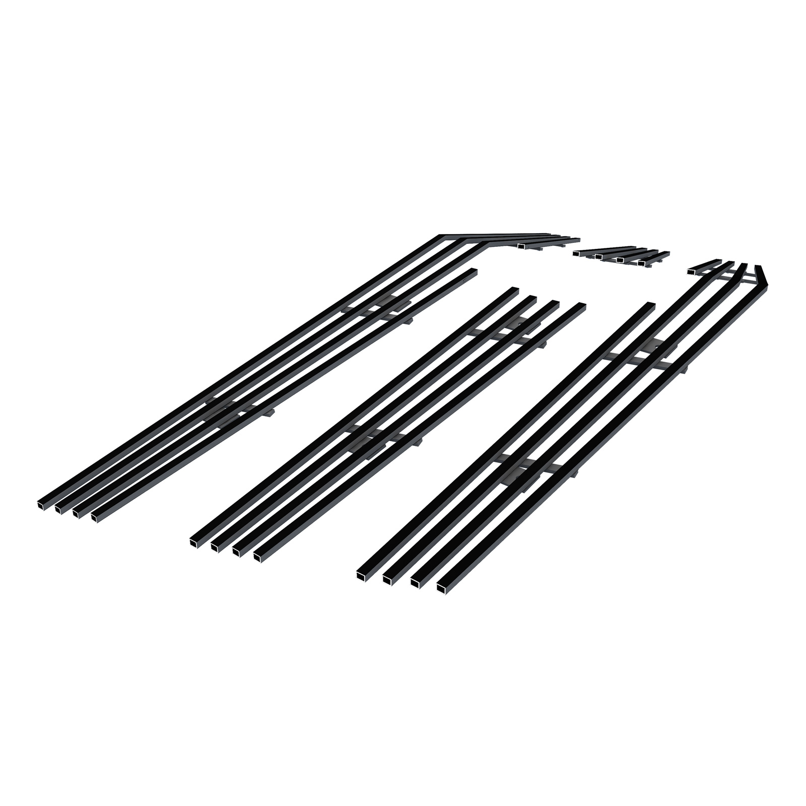 2008-2011 Cadillac CTS (Not For CTS-V) Main Upper Black Stainless Steel Billet Grille