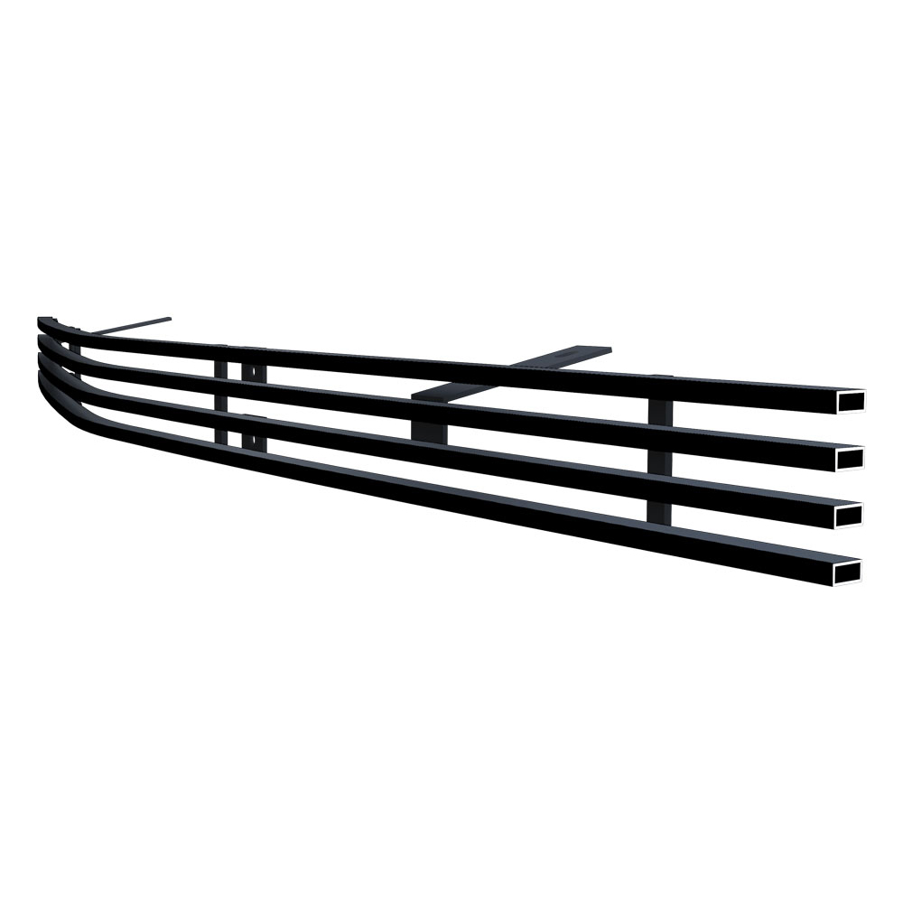 2005-2009 Cadillac SRX Lower Bumper Black Stainless Steel Billet Grille