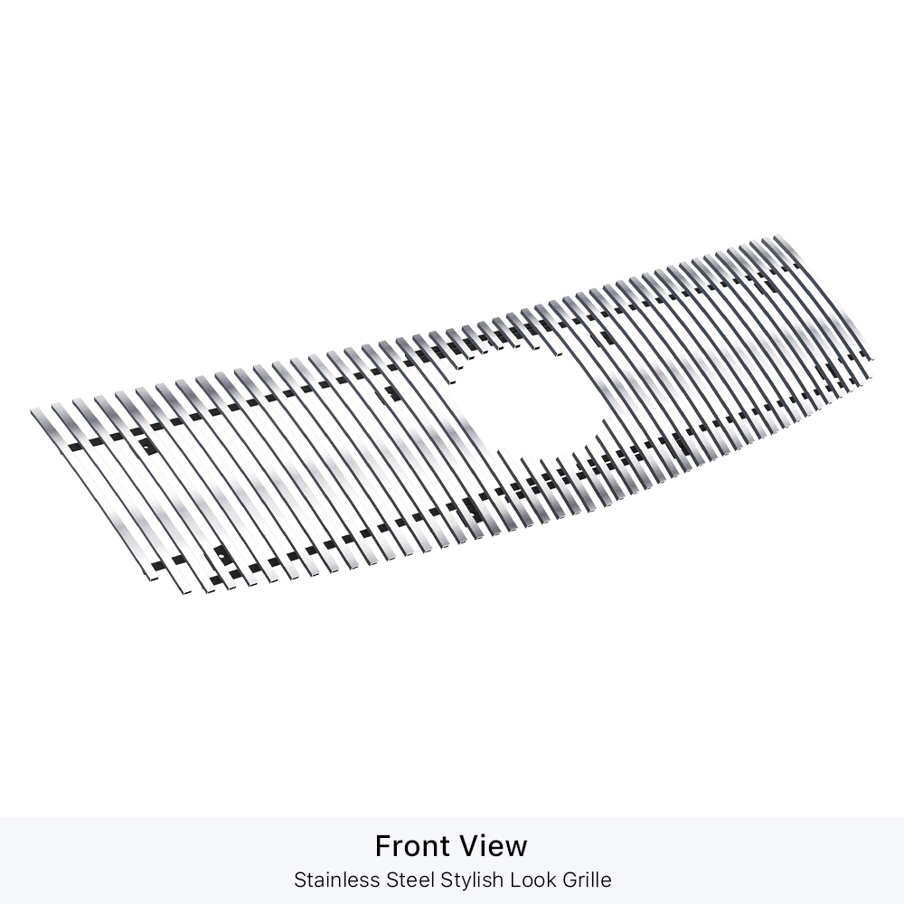 2002-2006 Cadillac Escalade With Logo Show/2002-2006 Cadillac Escalade EXT With Logo Show/2002-2006 Cadillac Escalade ESV With Logo Show Main Upper Stainless Steel Billet Grille