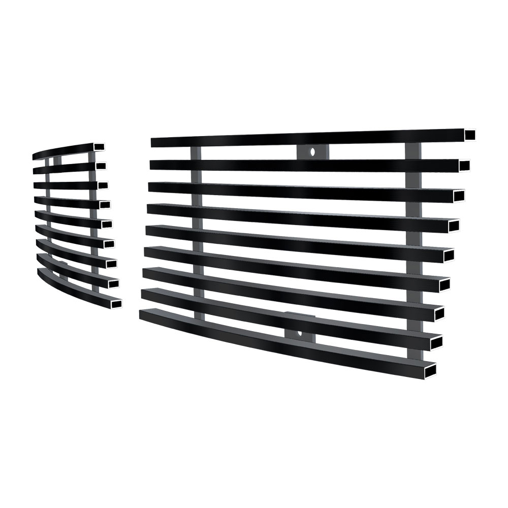 2007-2014 Cadillac Escalade Not Fit ESV Platinum And Hybrid Models Without Tow hook Tow Hook Black Stainless Steel Billet Grille