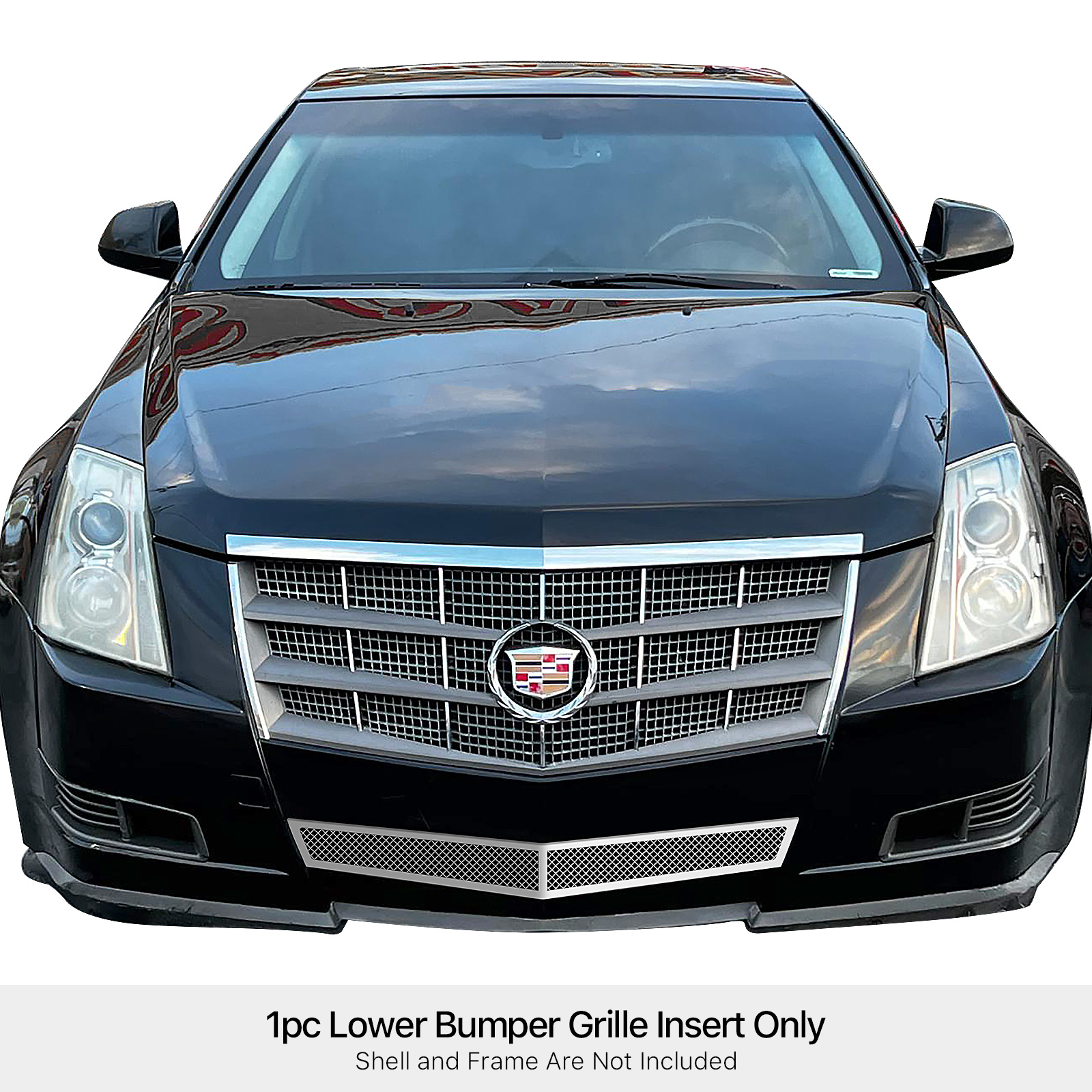 2008-2013 Cadillac CTS (Not For CTS-V)/2011-2014 Cadillac CTS Coupe (Not For CTS-V Coupe) Lower Bumper Wire Mesh Grille