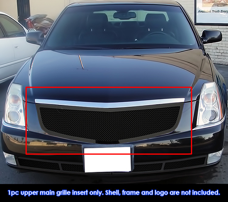 2006-2011 Cadillac DTS Main Upper Black Wire Mesh Grille