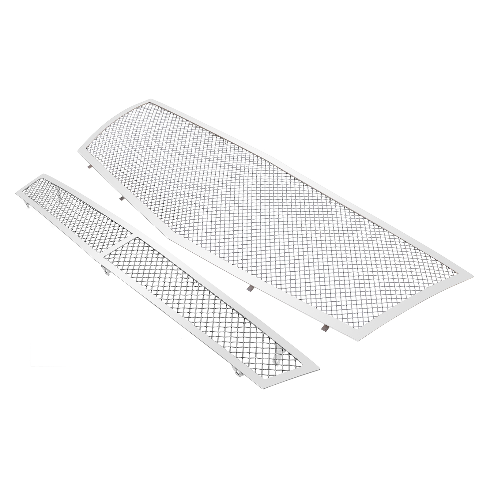 2008-2013 Cadillac CTS (Not For CTS-V; Not for Models with Adaptive Cruise Control)/2011-2014 Cadillac CTS Coupe (Not For CTS-V Coupe; Not for Models with Adaptive Cruise Control) Main Upper + Lower Bumper Wire Mesh Grille