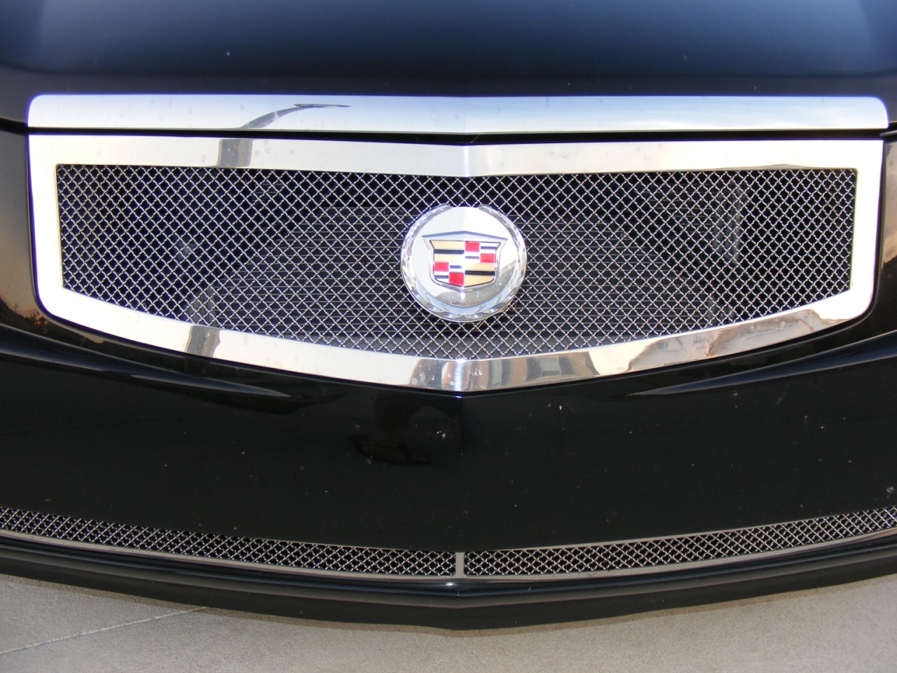 2003-2007 Cadillac CTS Main Upper + Lower Bumper Wire Mesh Grille