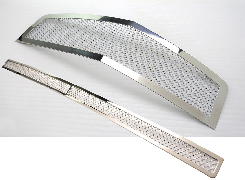 2003-2007 Cadillac CTS Main Upper + Lower Bumper Wire Mesh Grille