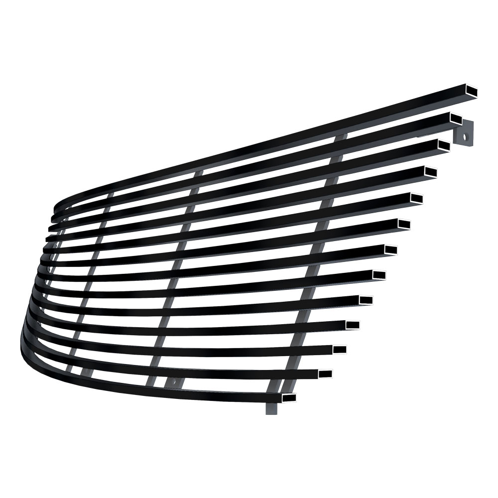 2005-2009 Cadillac SRX Main Upper Black Stainless Steel Billet Grille