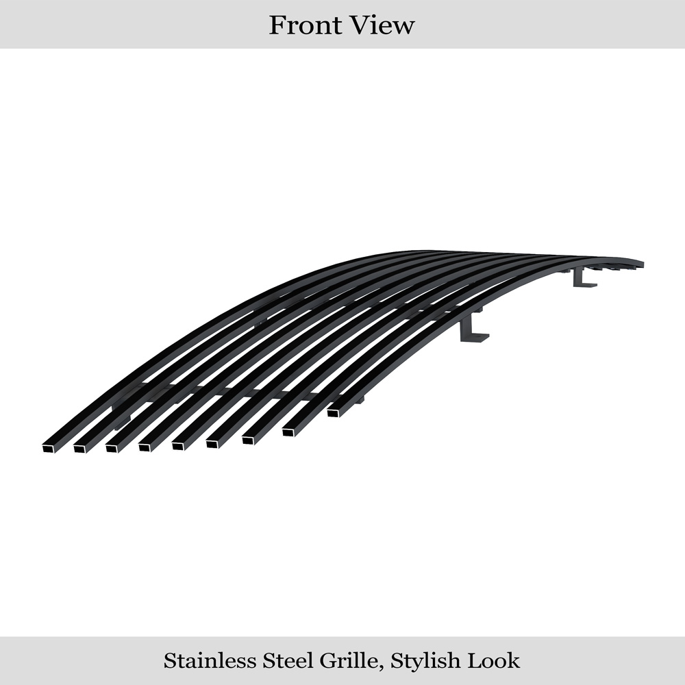 2000-2005 Cadillac DeVille Main Upper Black Stainless Steel Billet Grille