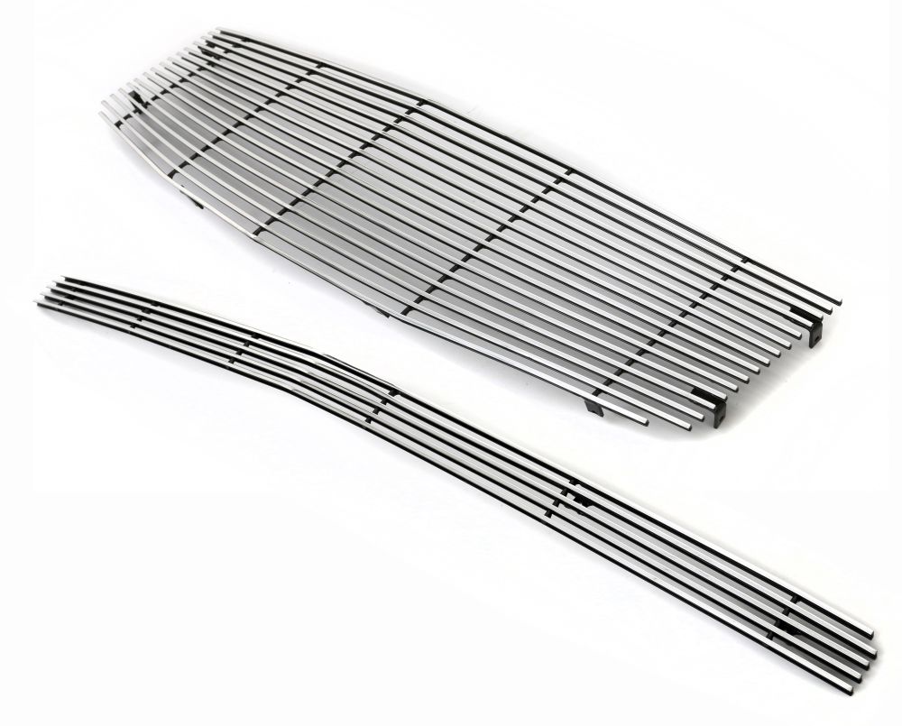 2003-2007 Cadillac CTS MAIN UPPER + LOWER BUMPER Aluminum Billetuminum Billet Grille