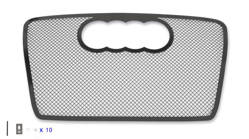 2006-2007 Audi A4 Not For S-Line/B7/Cabriolet Main Upper Black Wire Mesh Grille