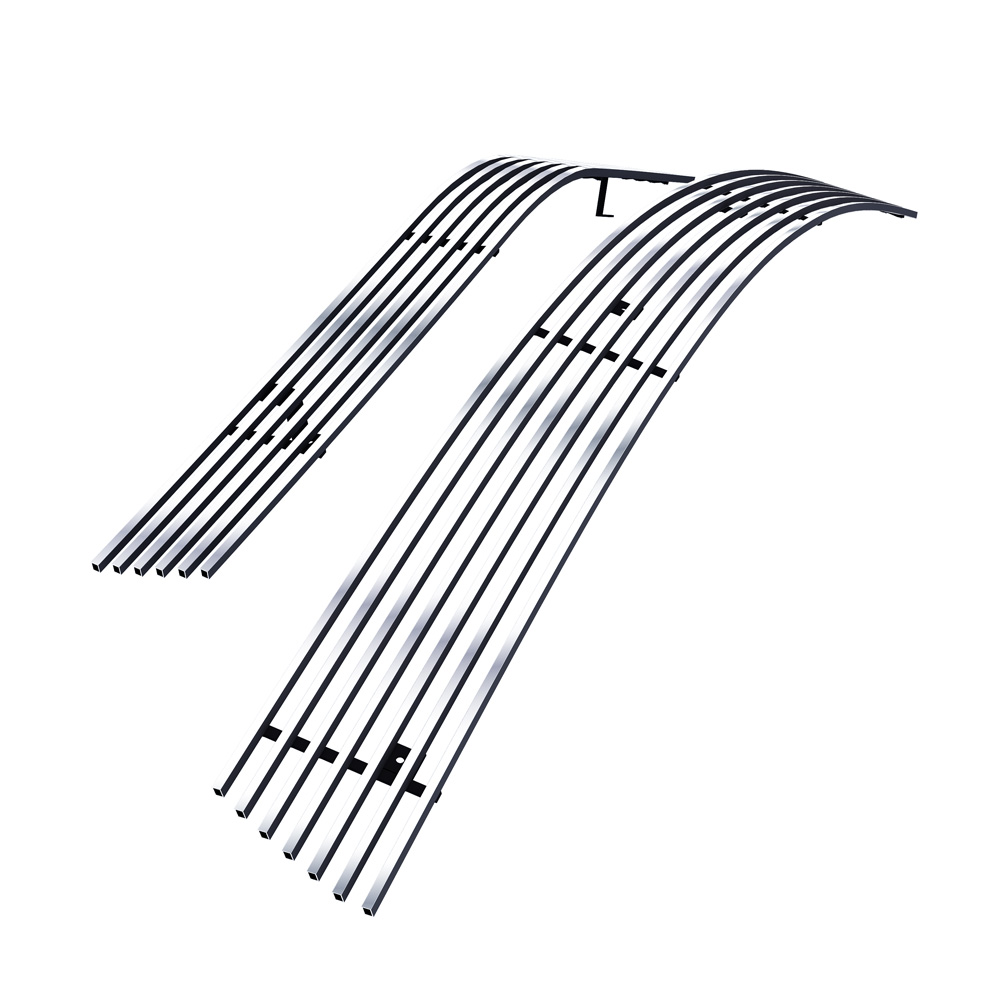 2014-2015 Chevy Camaro LS/LT With RS Package Main Upper + Lower Bumper Stainless Steel Billet Grille
