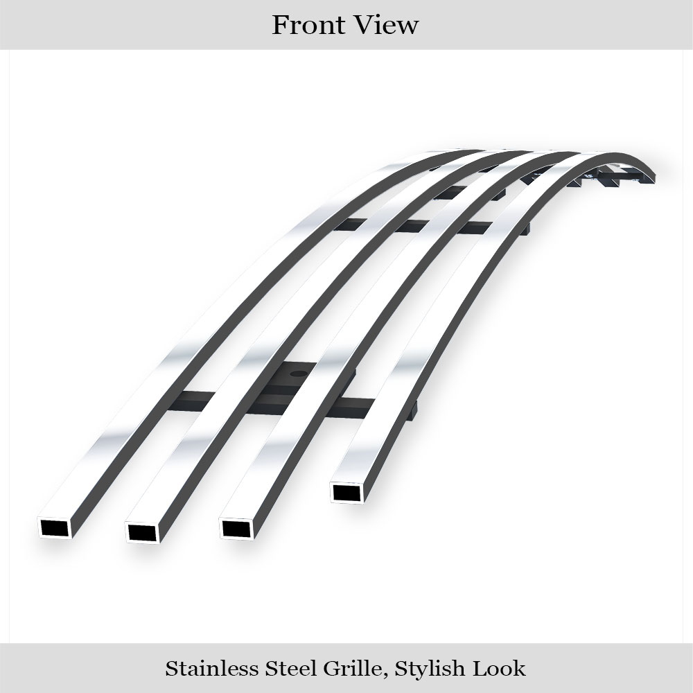 2006-2010 Hummer H3 Lower Bumper Stainless Steel Billet Grille