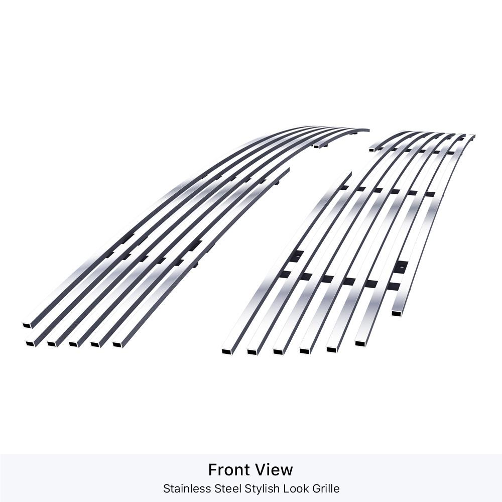 2001-2006 Chevy Avalanche  With Body Cladding Main Upper Stainless Steel Billet Grille