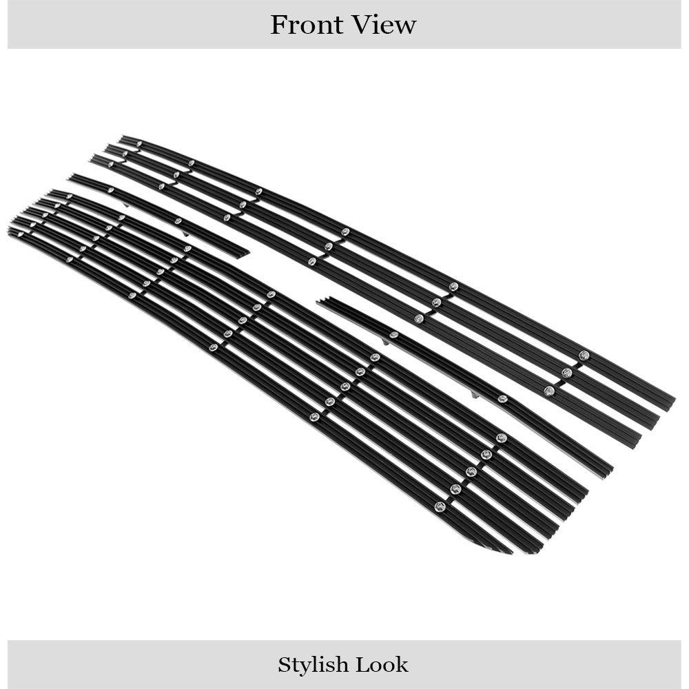 2019-2023 Chevy Silverado 1500 RST/LT/LT Trail Boss (Excl. 2019 Silverado 1500 LD/Classic Style) MAIN UPPER Black Rugged Billet Grille
