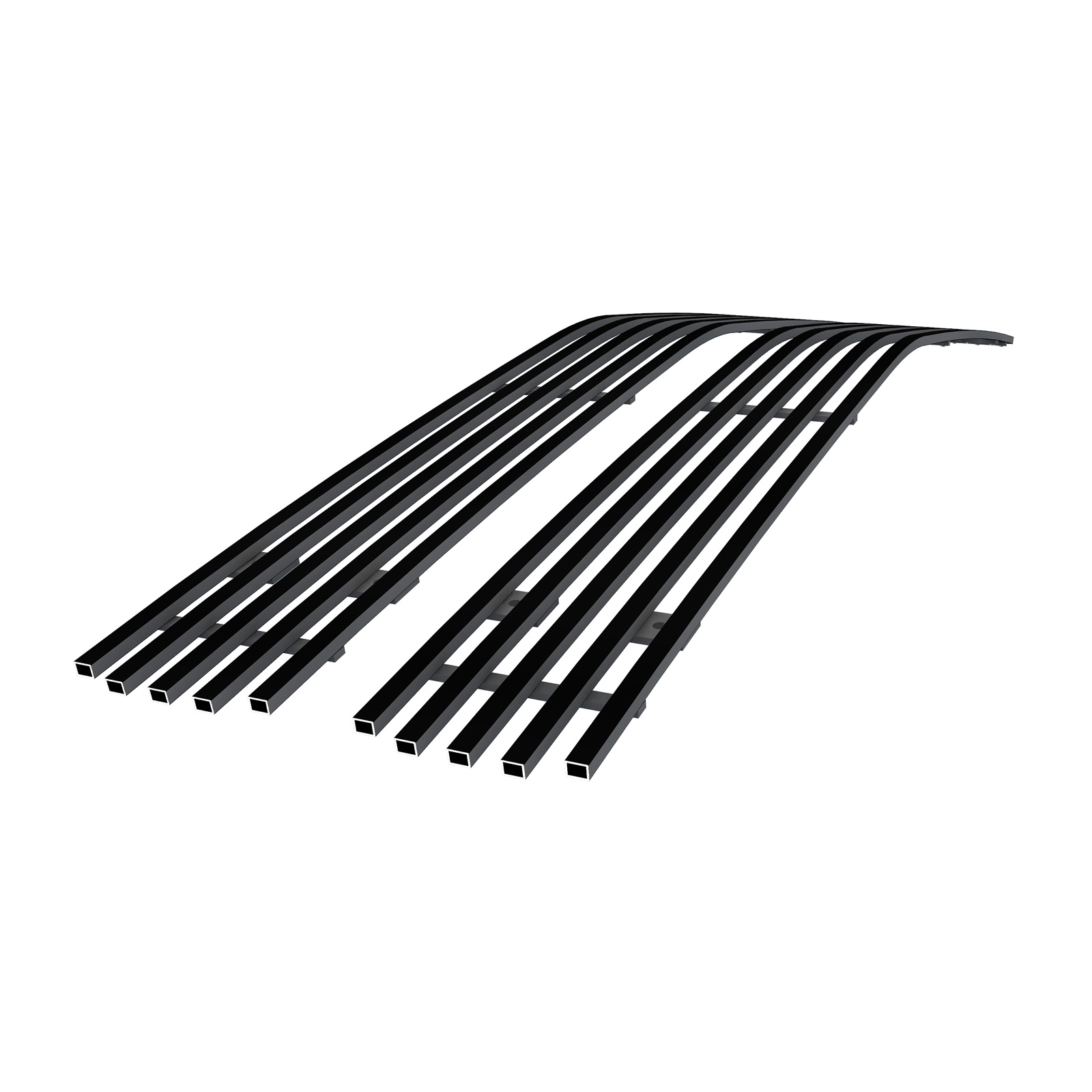 1994-1999 Chevy Blazer Not For S-10/1994-1999 Chevy C/K Pickup Not For C2500 Single Light/1994-1999 Chevy Suburban /1994-1999 Chevy Tahoe Main Upper Black Stainless Steel Billet Grille
