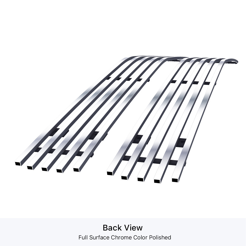 1994-1999 Chevy Blazer Not For S-10/1994-1999 Chevy C/K Pickup Not For C2500 Single Light/1994-1999 Chevy Suburban /1994-1999 Chevy Tahoe Main Upper Stainless Steel Billet Grille