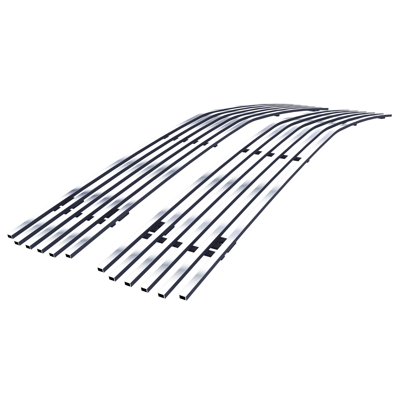1994-1999 Chevy Blazer Not For S-10/1994-1999 Chevy C/K Pickup Not For C2500 Single Light/1994-1999 Chevy Suburban /1994-1999 Chevy Tahoe Main Upper Stainless Steel Billet Grille