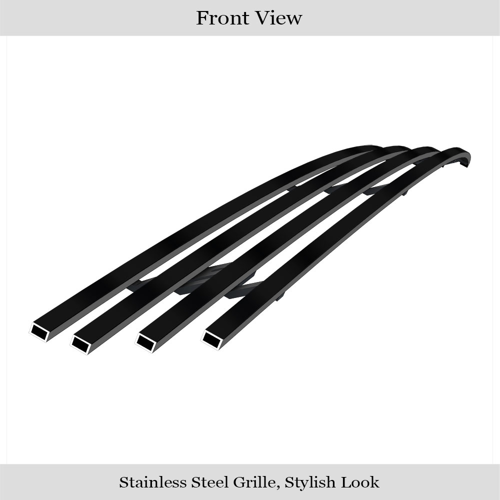 2006-2013 Chevy Impala /2006-2007 Chevy Monte Carlo /2014-2016 Chevy Impala Limited Model Only Main Upper Black Stainless Steel Billet Grille