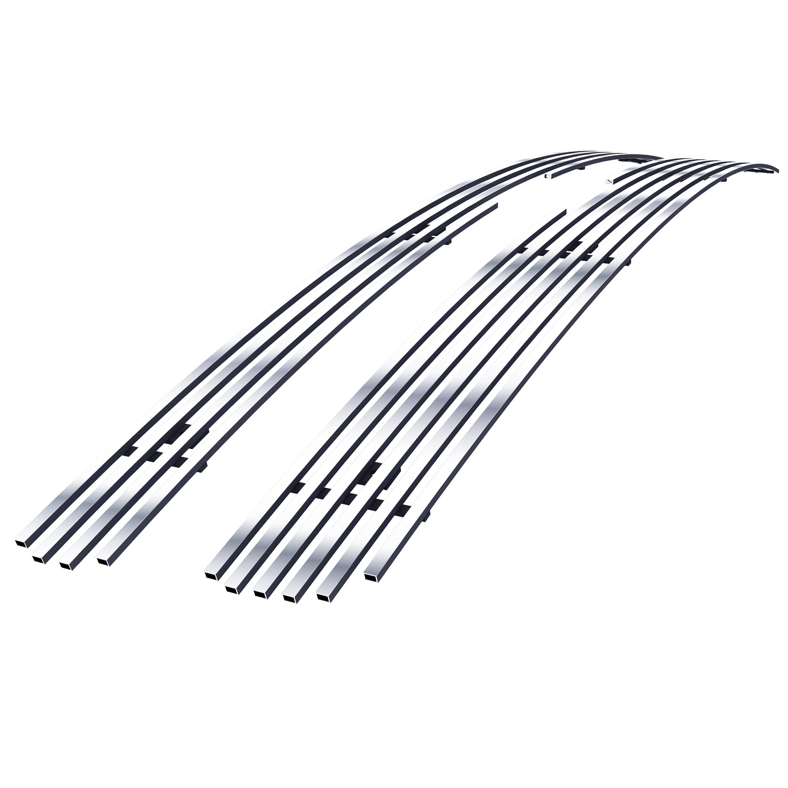2007-2013 Chevy Silverado 1500 (only for Models with logo height exceeding center bar) Main Upper Stainless Steel Billet Grille