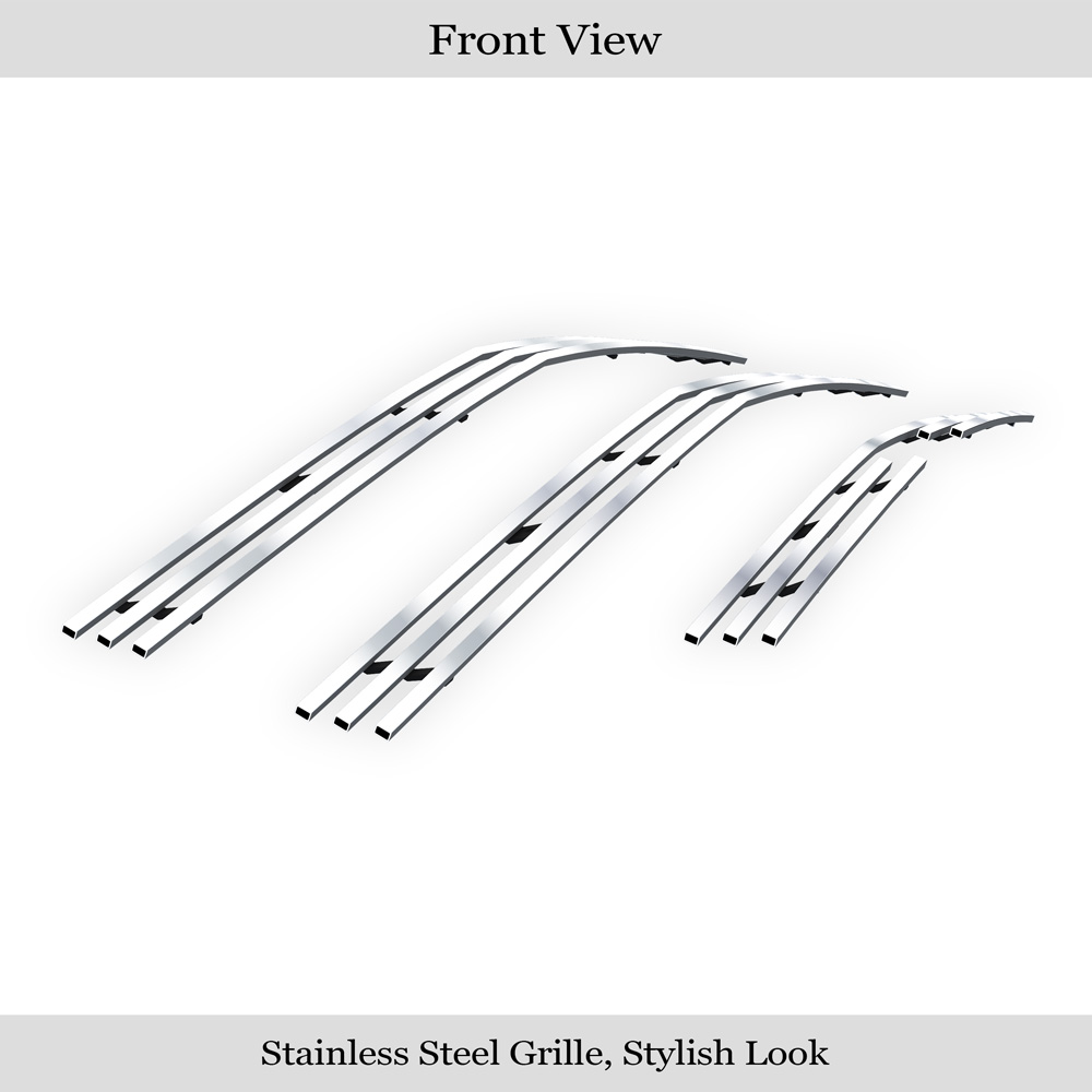 2003-2006 Chevy SSR Combo Main Upper + Lower Bumper Stainless Steel Billet Grille