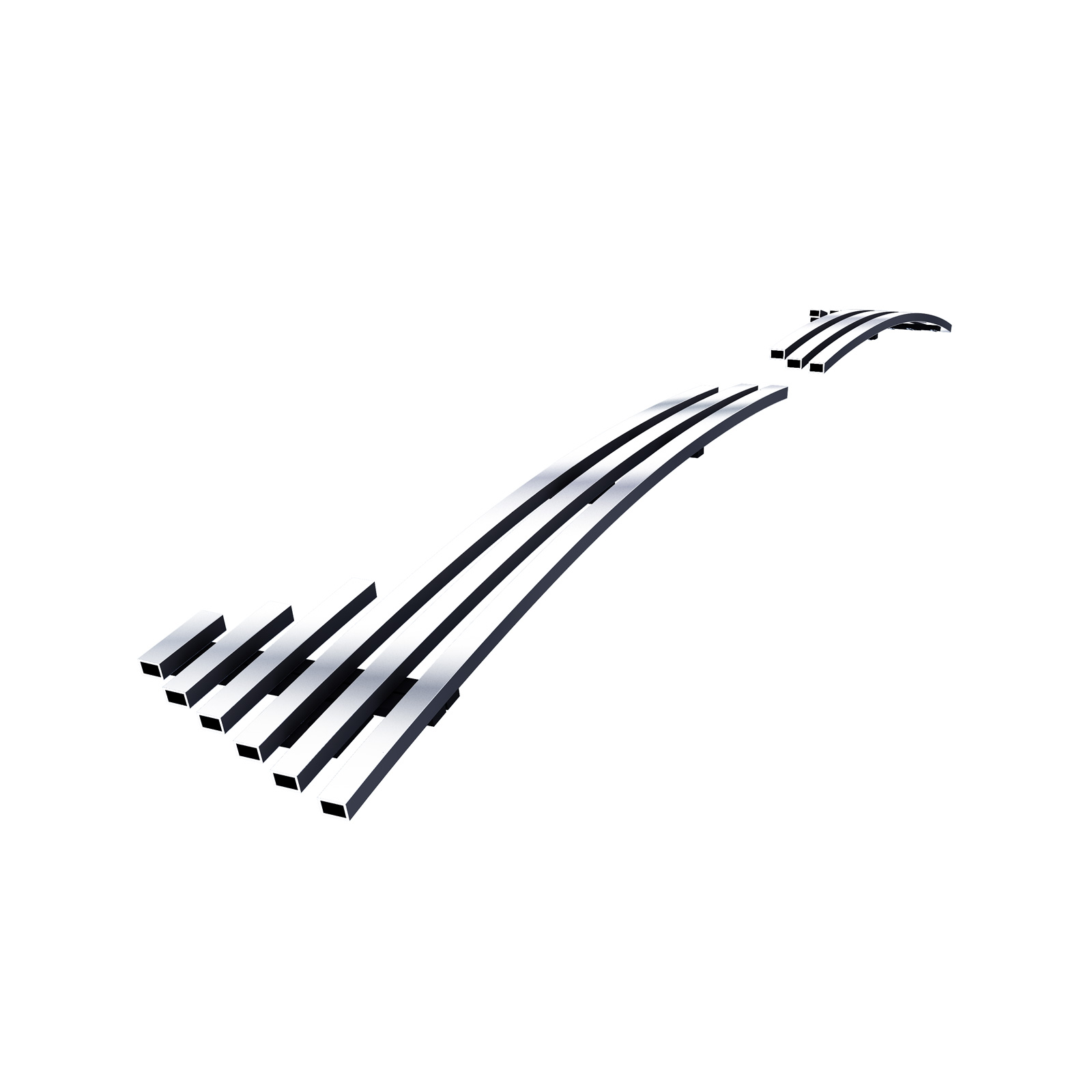 2014-2016 Chevy Impala Only for LTZ Fog Light Cover Stainless Steel Billet Grille