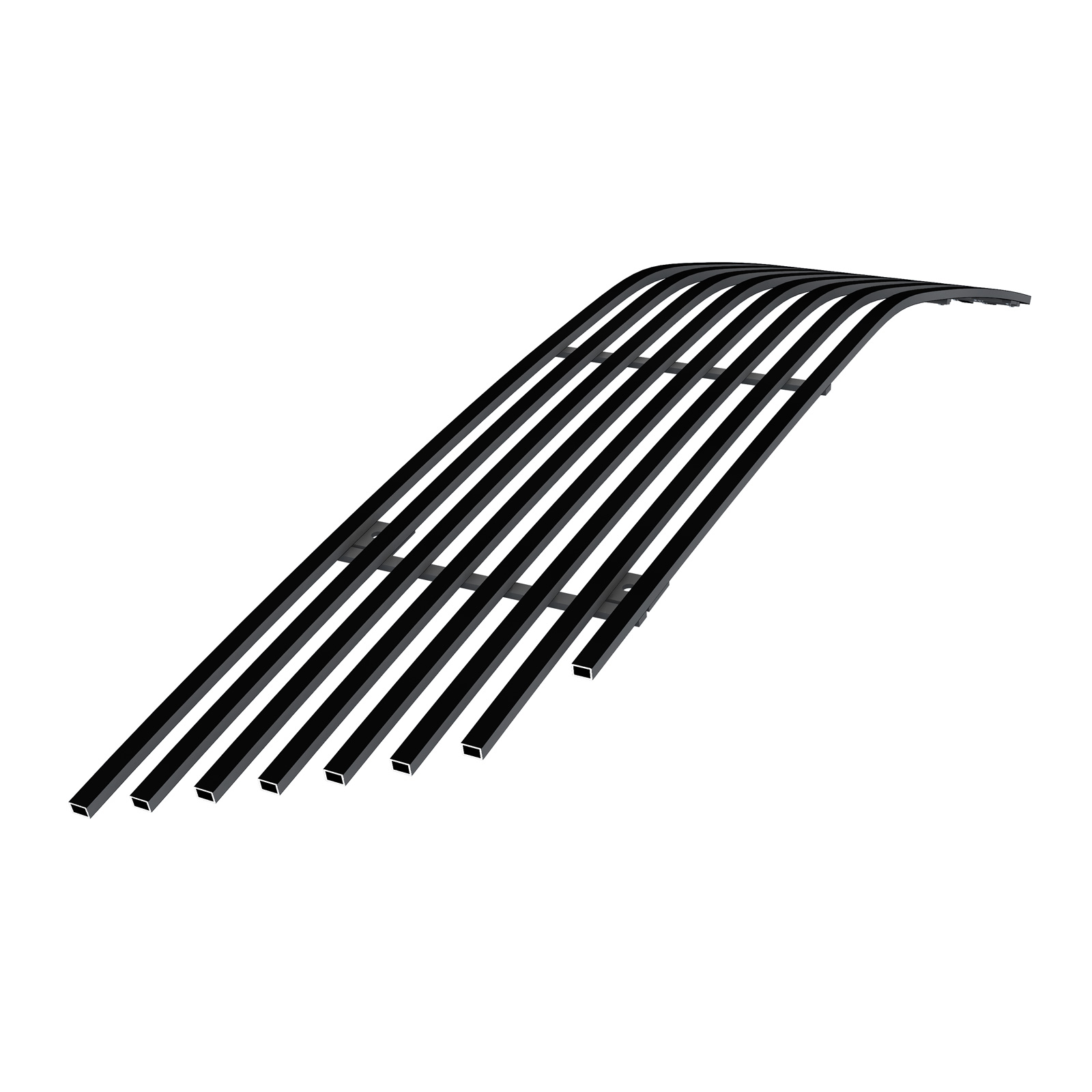 2013-2017 Chevy Traverse Lower Bumper Black Stainless Steel Billet Grille