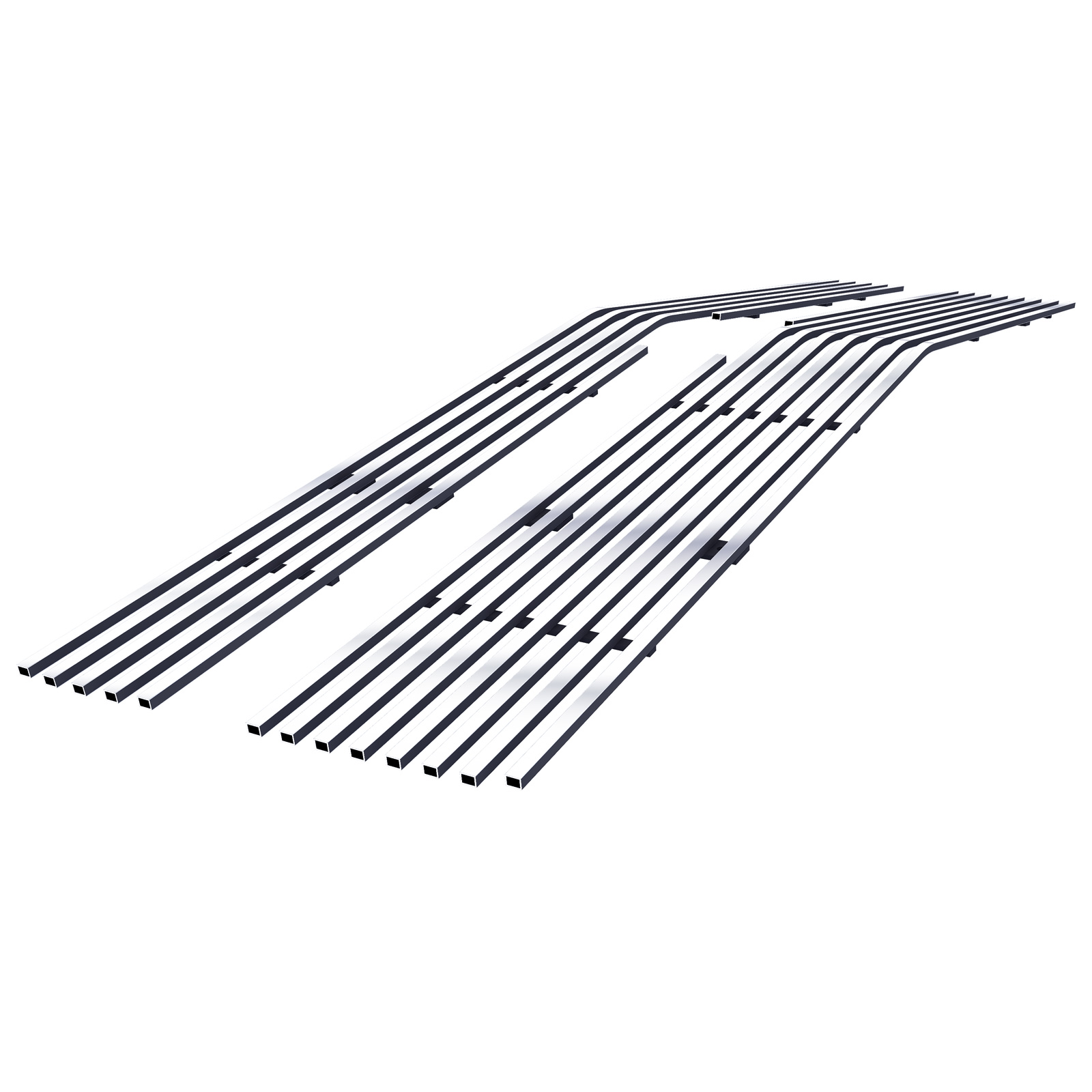 2014-2015 Chevy Silverado 1500 Not for Z71 Main Upper Stainless Steel Billet Grille