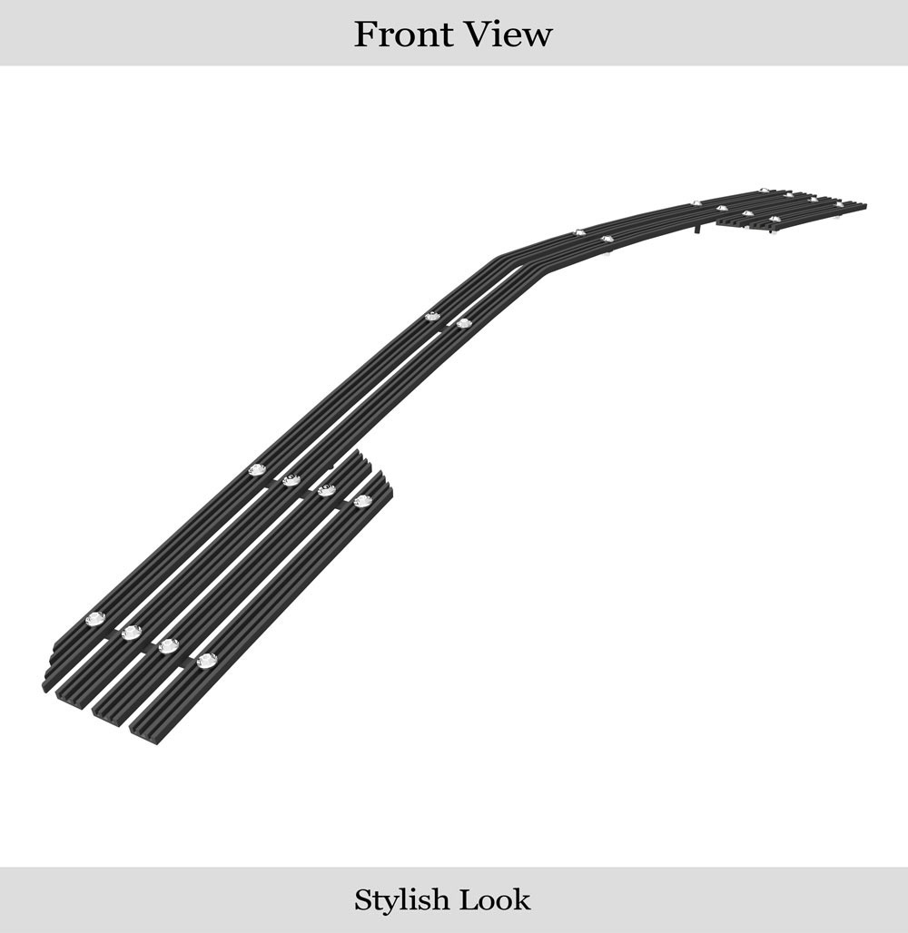 2014-2015 Chevy Silverado 1500 Lower Bumper Aluminum Billet Wide Grille