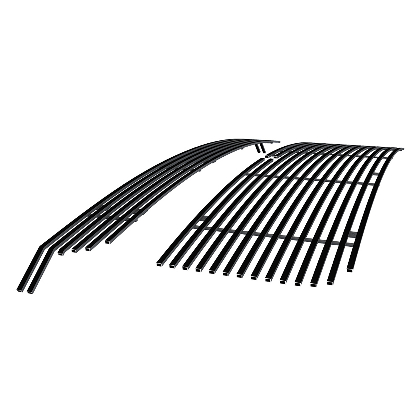 2020-2023 Chevy Silverado 2500/3500 LTZ Main Upper Black Stainless Steel Billet Grille