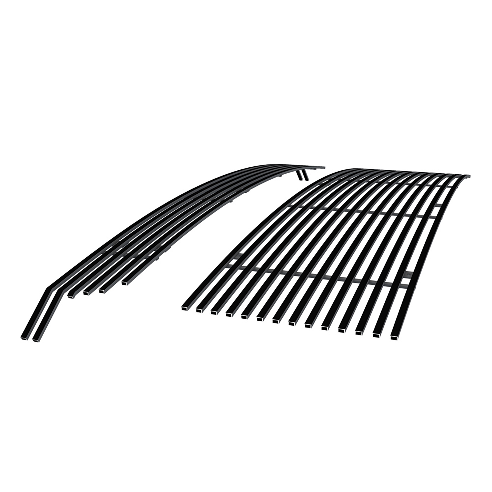 2020-2023 Chevy Silverado 2500/3500 LT & Custom & Work Truck Main Upper Black Stainless Steel Billet Grille