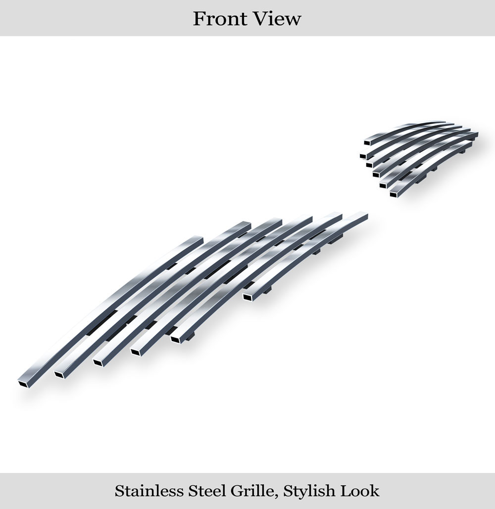 2016-2018 Chevy Silverado 1500 (Incl. 2019 Silverado 1500 LD) Without Tow Hook Lower Bumper Stainless Steel Billet Grille
