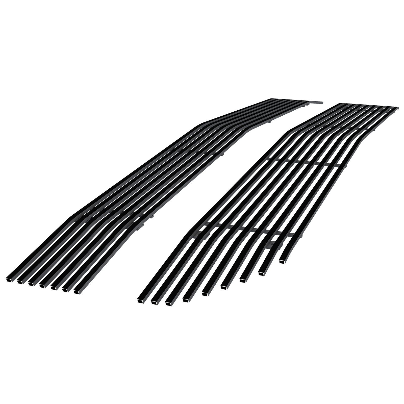 2016-2018 Chevy Silverado 1500 Not For Z71 and High Country Model (Incl. 2019 Silverado 1500 LD) Main Upper Black Stainless Steel Billet Grille