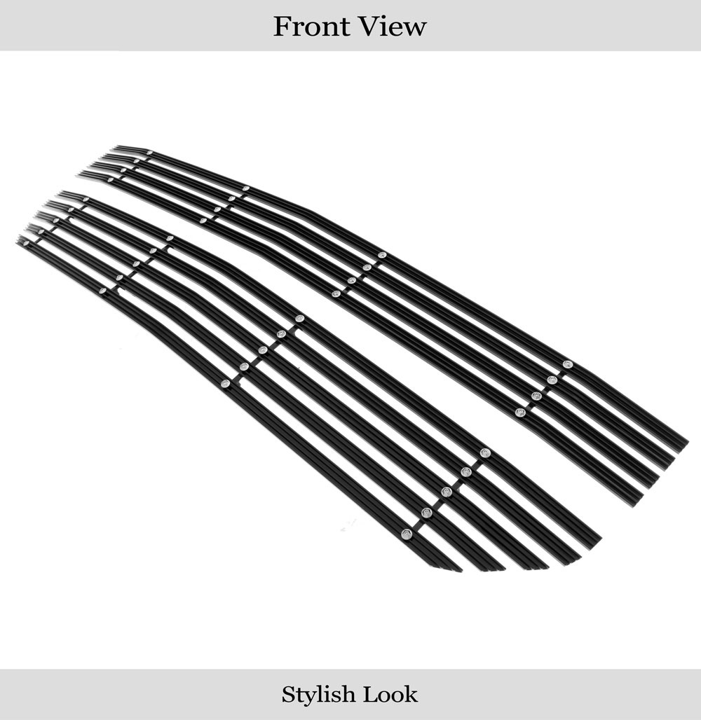 2016-2018 Chevy Silverado 1500 Not For Z71 and High Country Model/2019 Chevy Silverado 1500 LD Not For Z71 and High Country Model MAIN UPPER Black Rugged Billet Grille