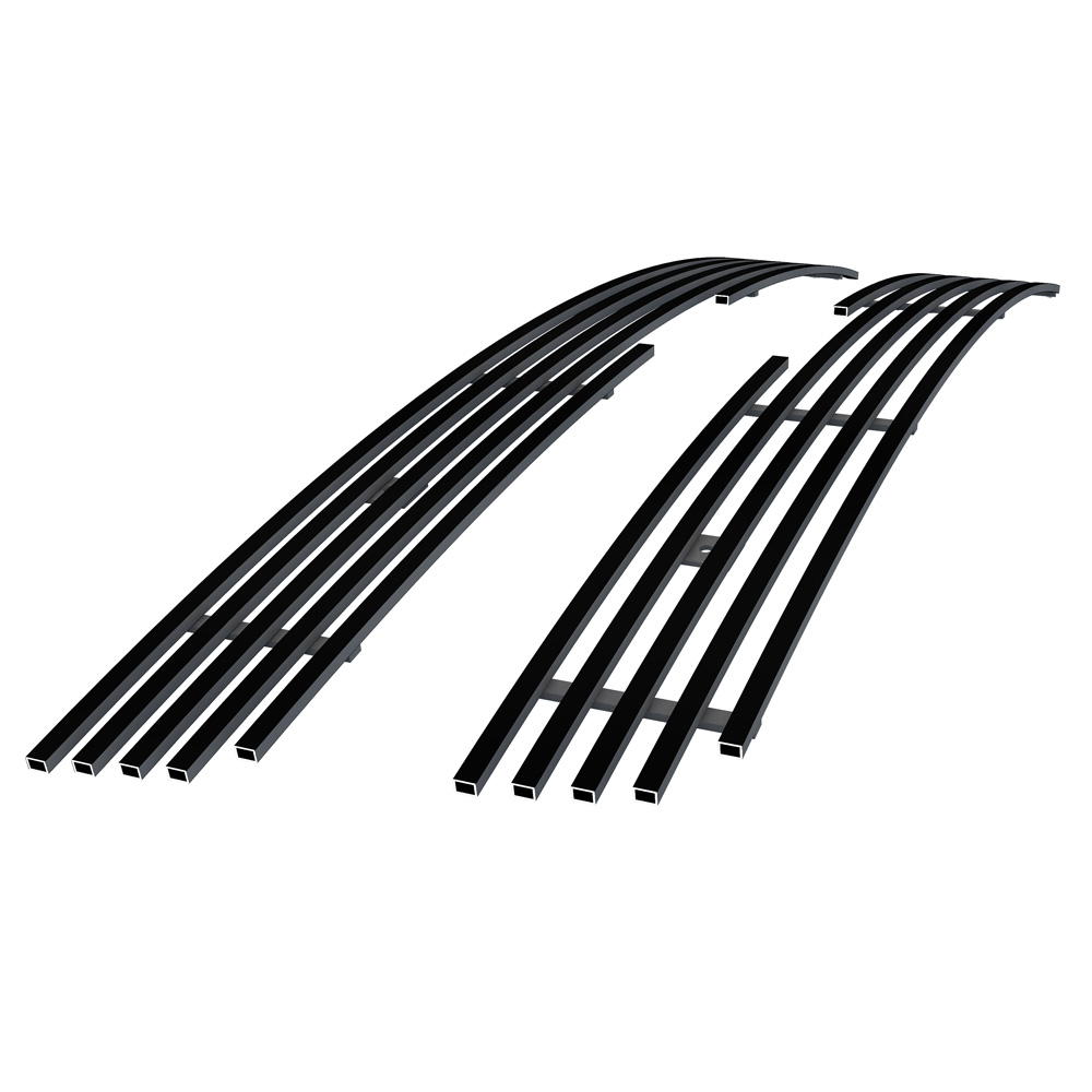 2006-2009 Chevy Trailblazer LT Not For LS/SS/2006-2008 Chevy Trailblazer LT 8Cyl Not For LS/SS Main Upper Black Stainless Steel Billet Grille