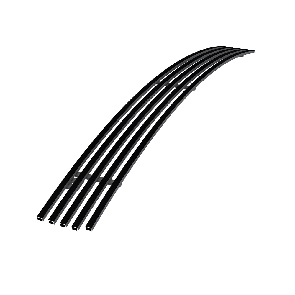 2006-2009 Chevy Trailblazer LT Not For LS/SS Lower Bumper Black Stainless Steel Billet Grille