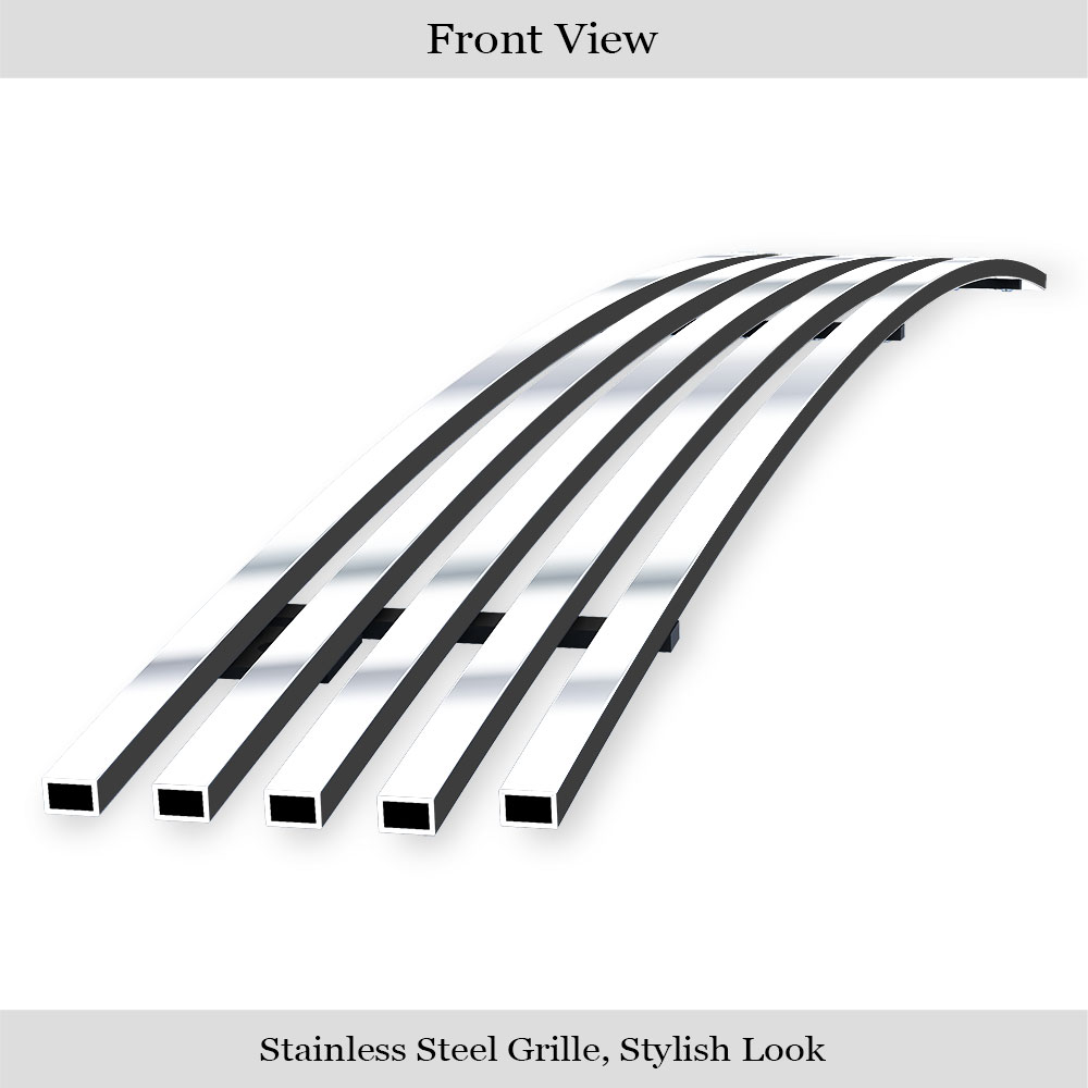 2006-2009 Chevy Trailblazer LT Not For LS/SS Lower Bumper Stainless Steel Billet Grille