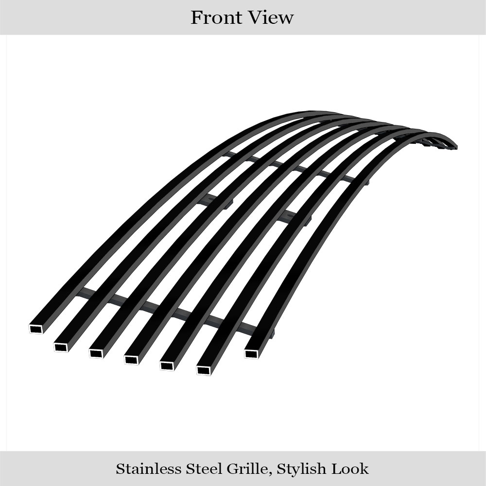 2007-2010 Chevy Silverado 2500 HD /2007-2010 Chevy Silverado 3500 HD Lower Bumper Black Stainless Steel Billet Grille